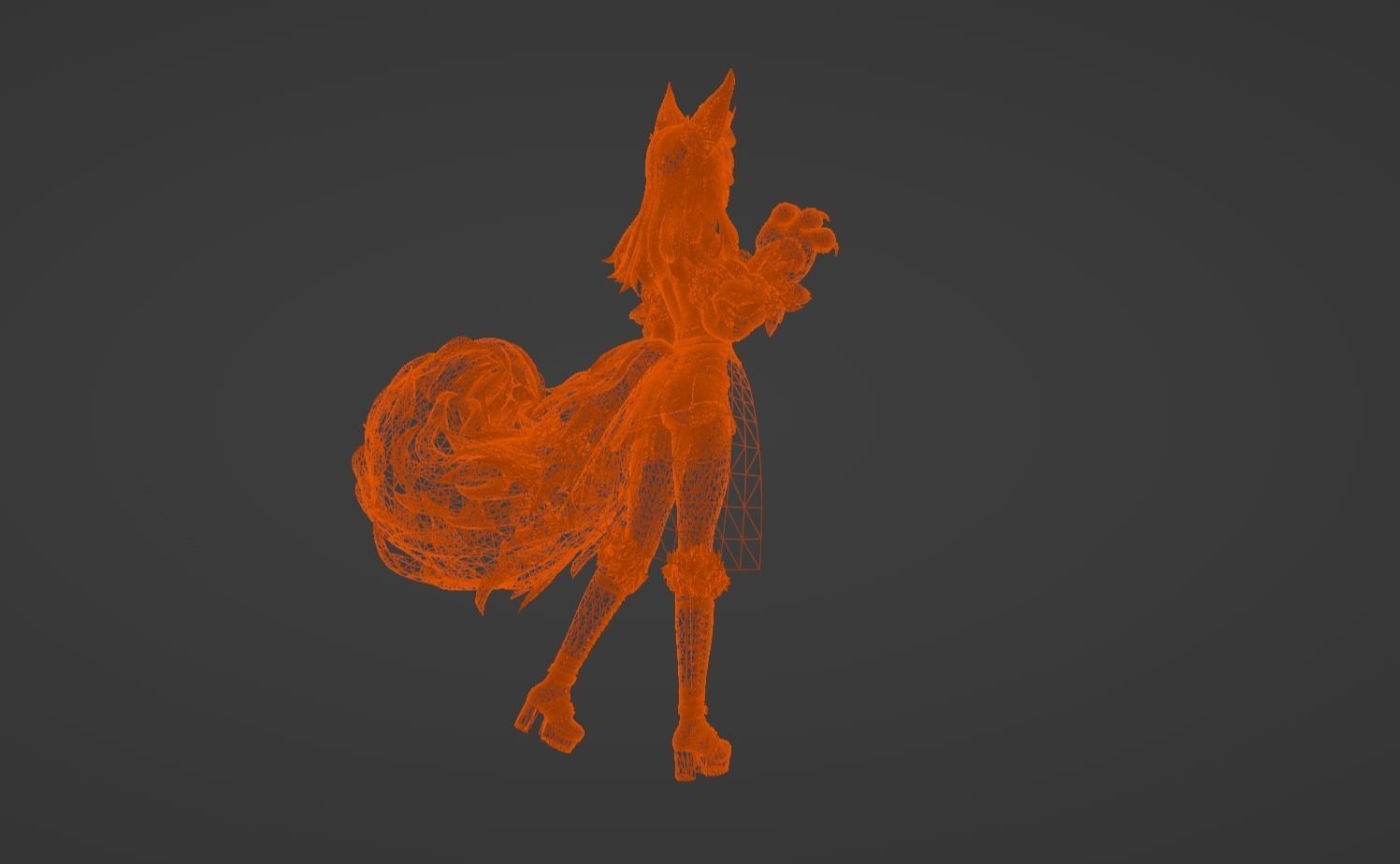 Anime Character - Unique 14 3D model_13