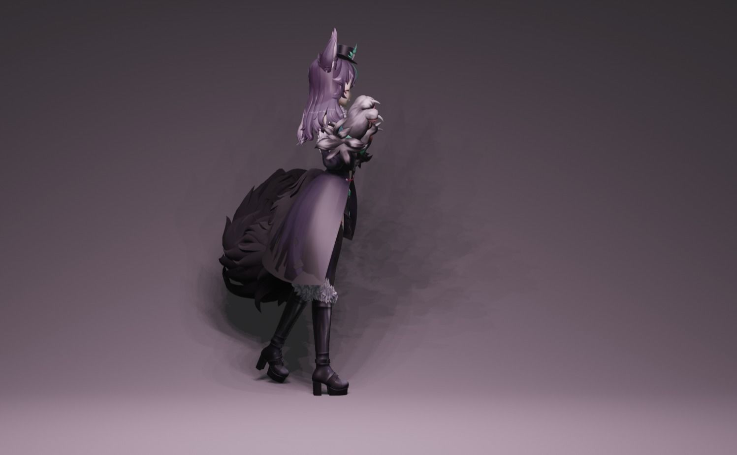 Anime Character - Unique 14 3D model_2