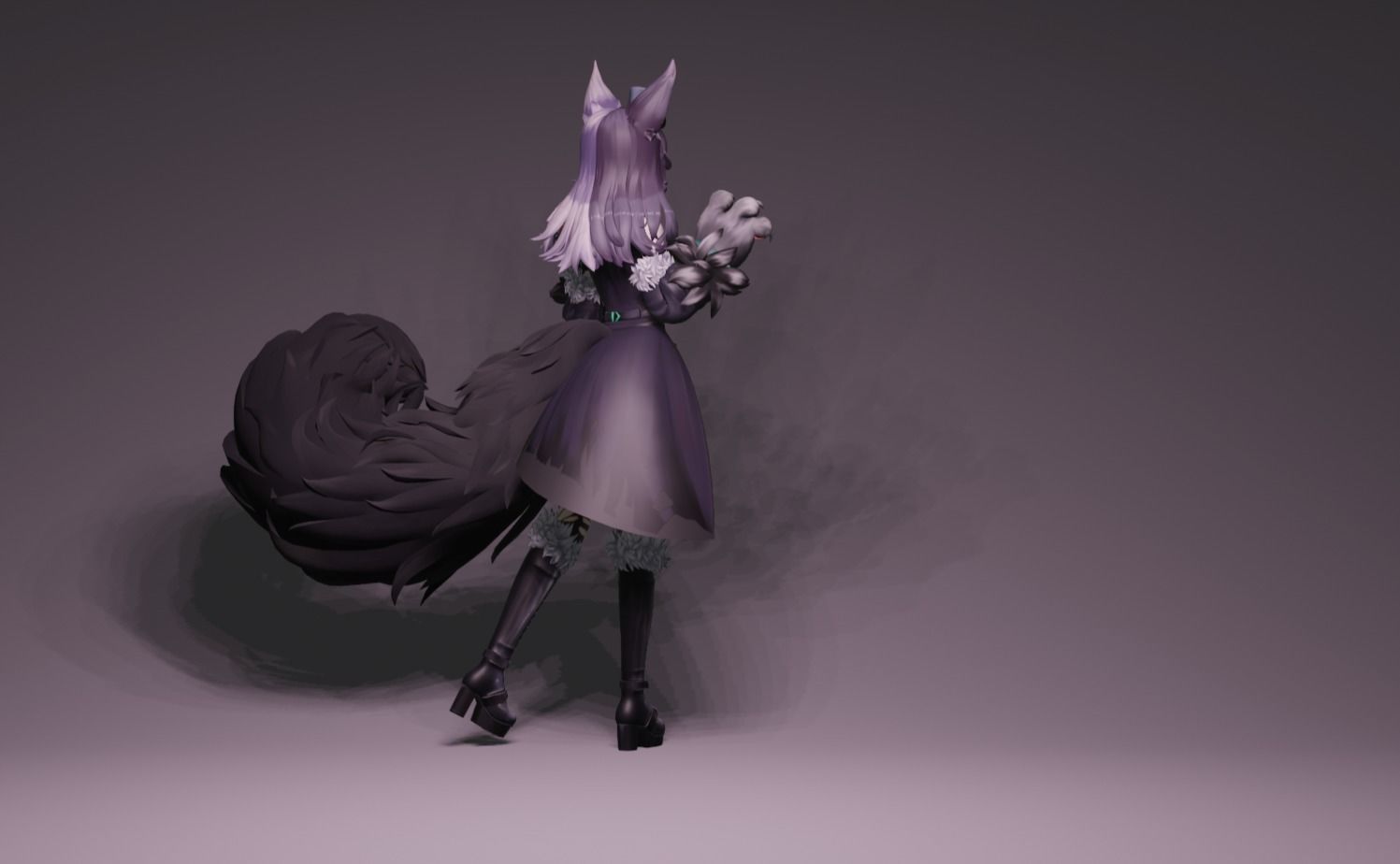 Anime Character - Unique 14 3D model_3