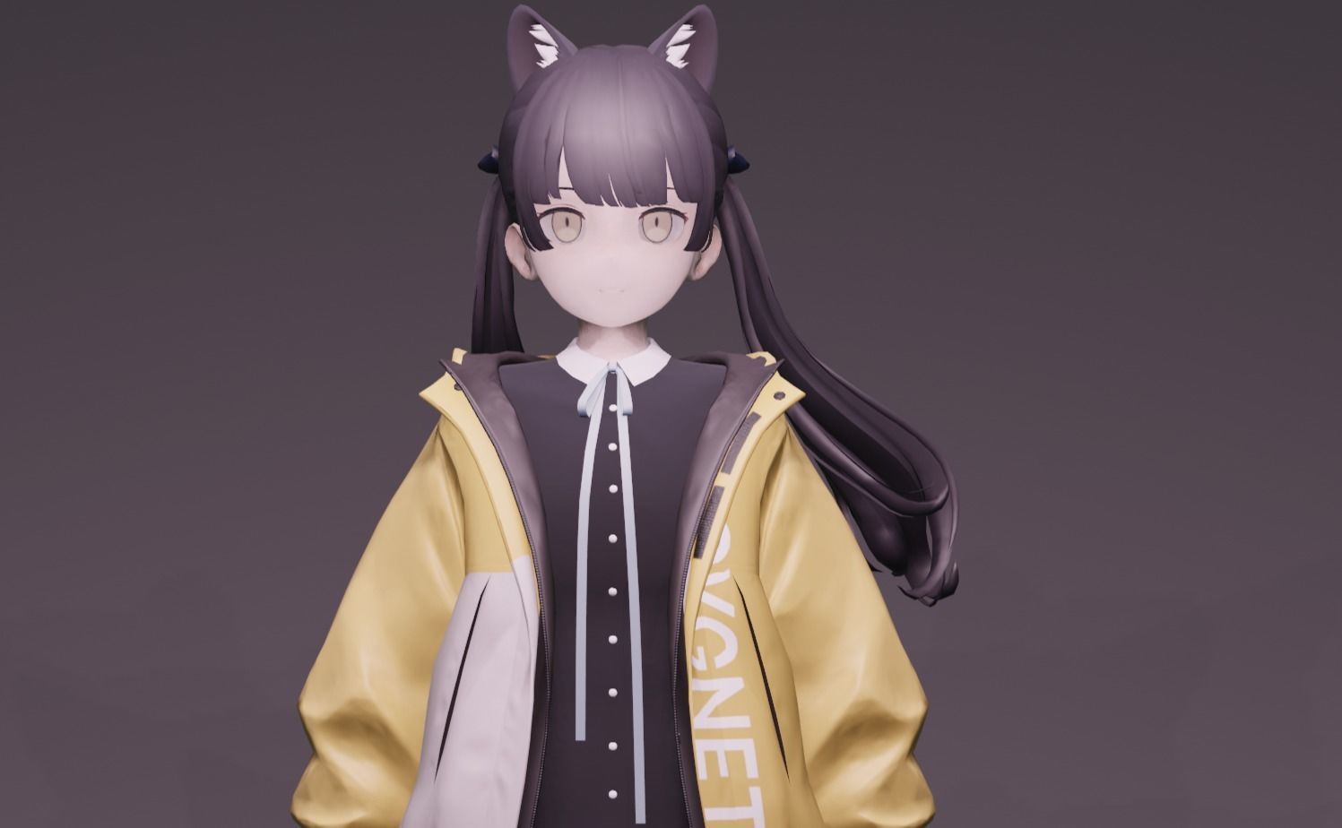 Anime Character - Unique 15 3D model_8
