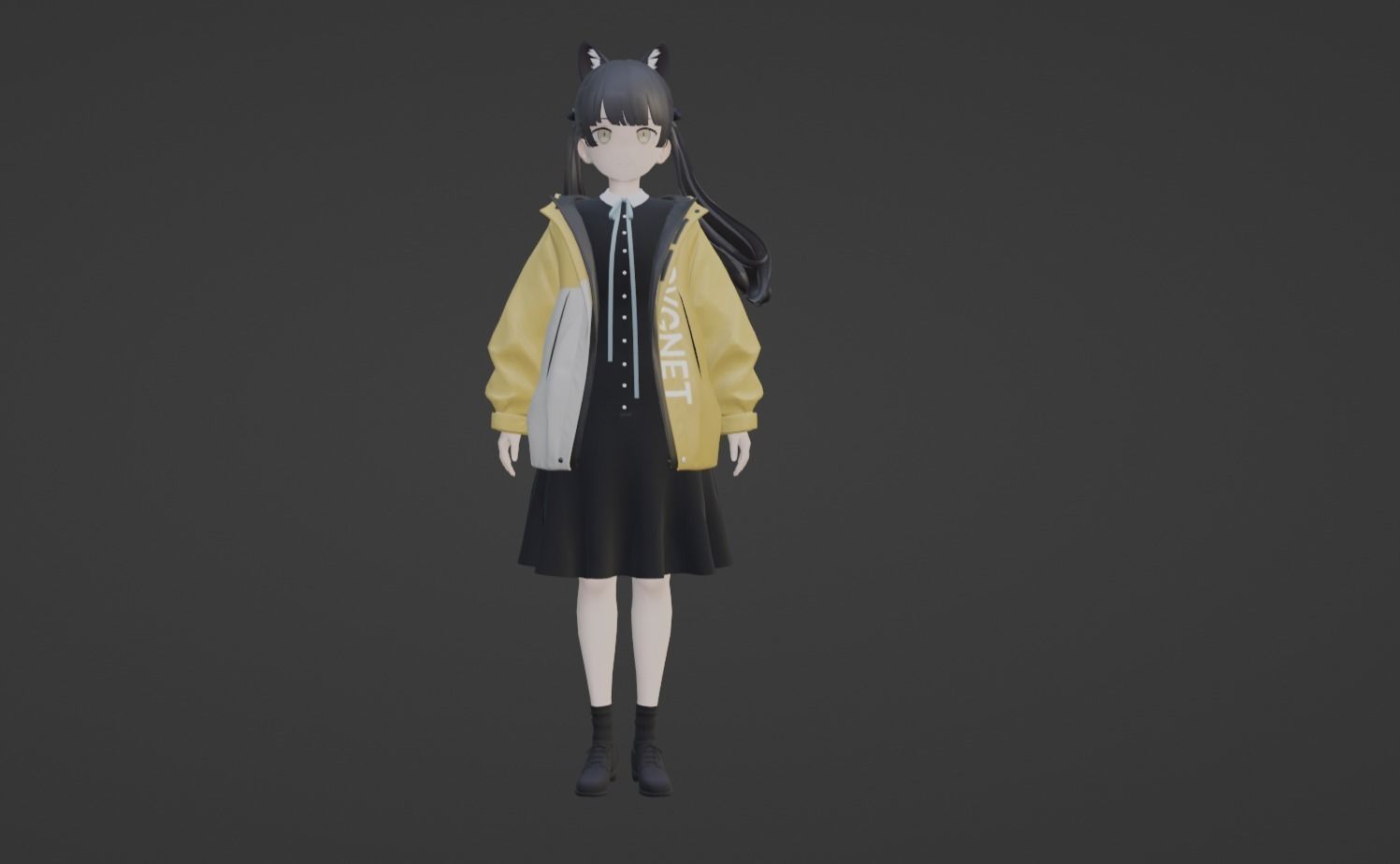 Anime Character - Unique 15 3D model_9