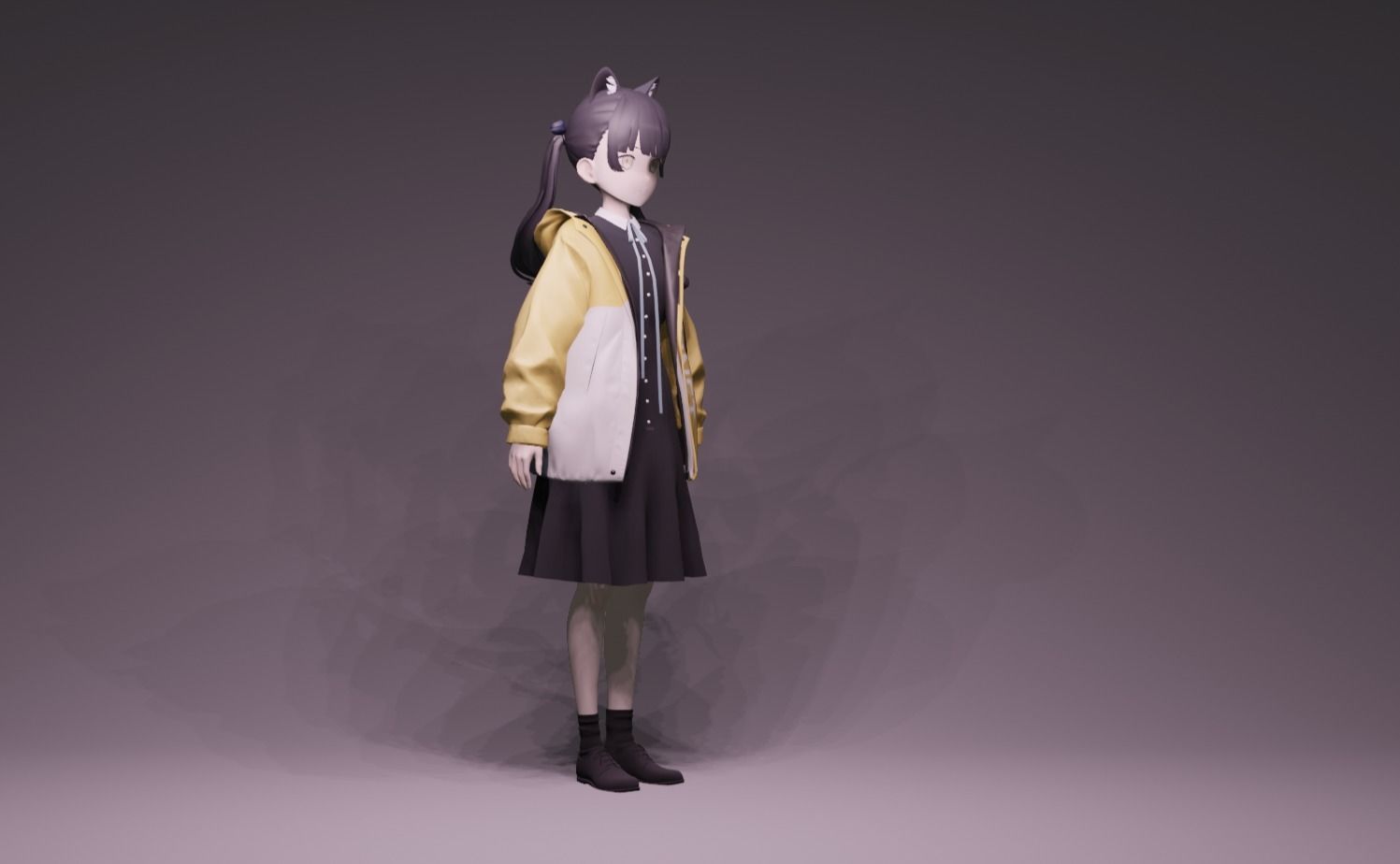 Anime Character - Unique 15 3D model_1