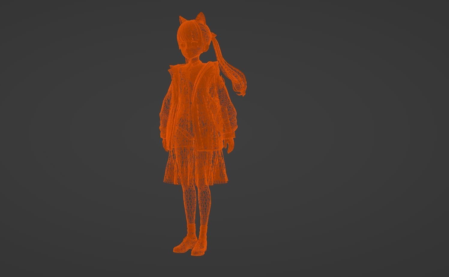 Anime Character - Unique 15 3D model_15