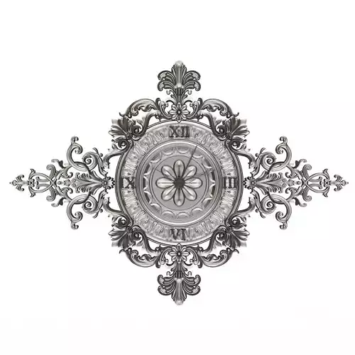 Classic Wall Clock 013 Chrome