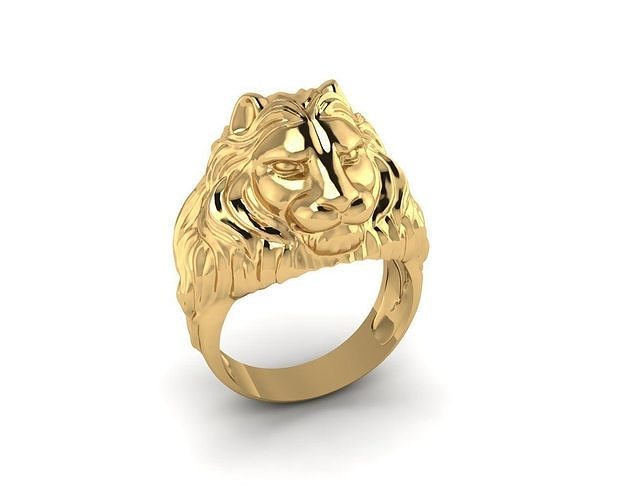 Lion Rings 3D print model
