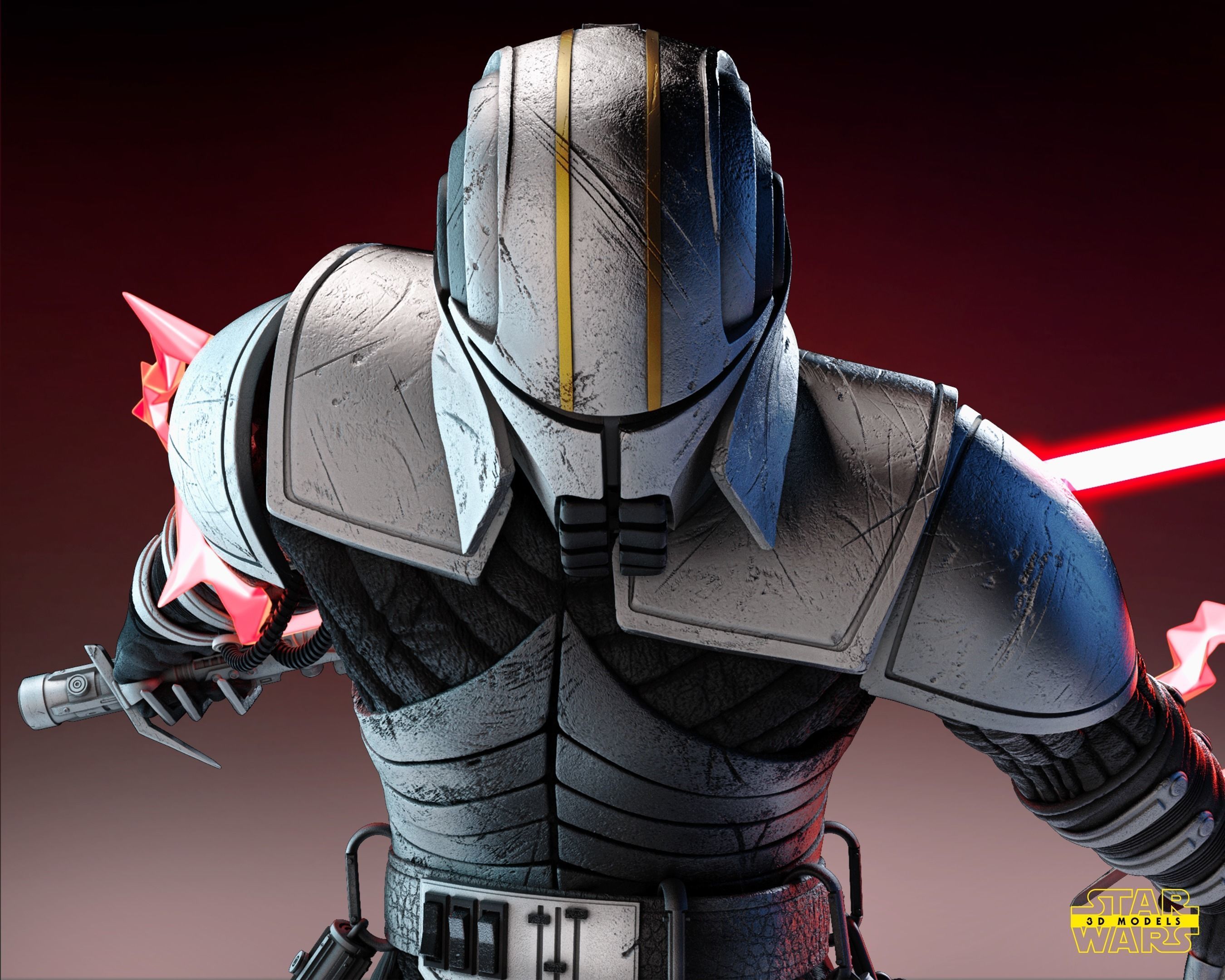 Starkiller Bust Tested for 3D printing 3D print model_4