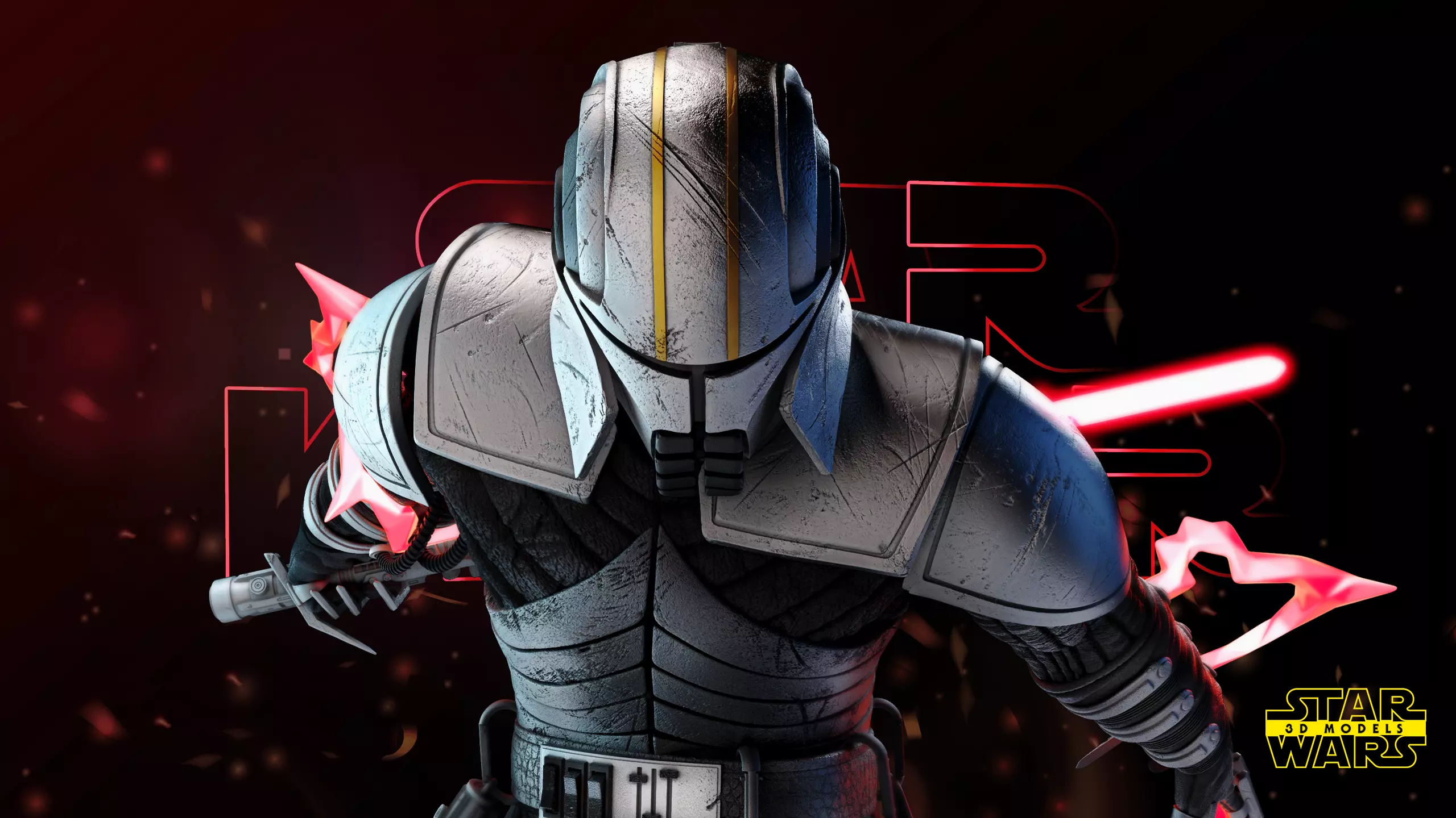 Starkiller Bust Tested for 3D printing 3D print model_0