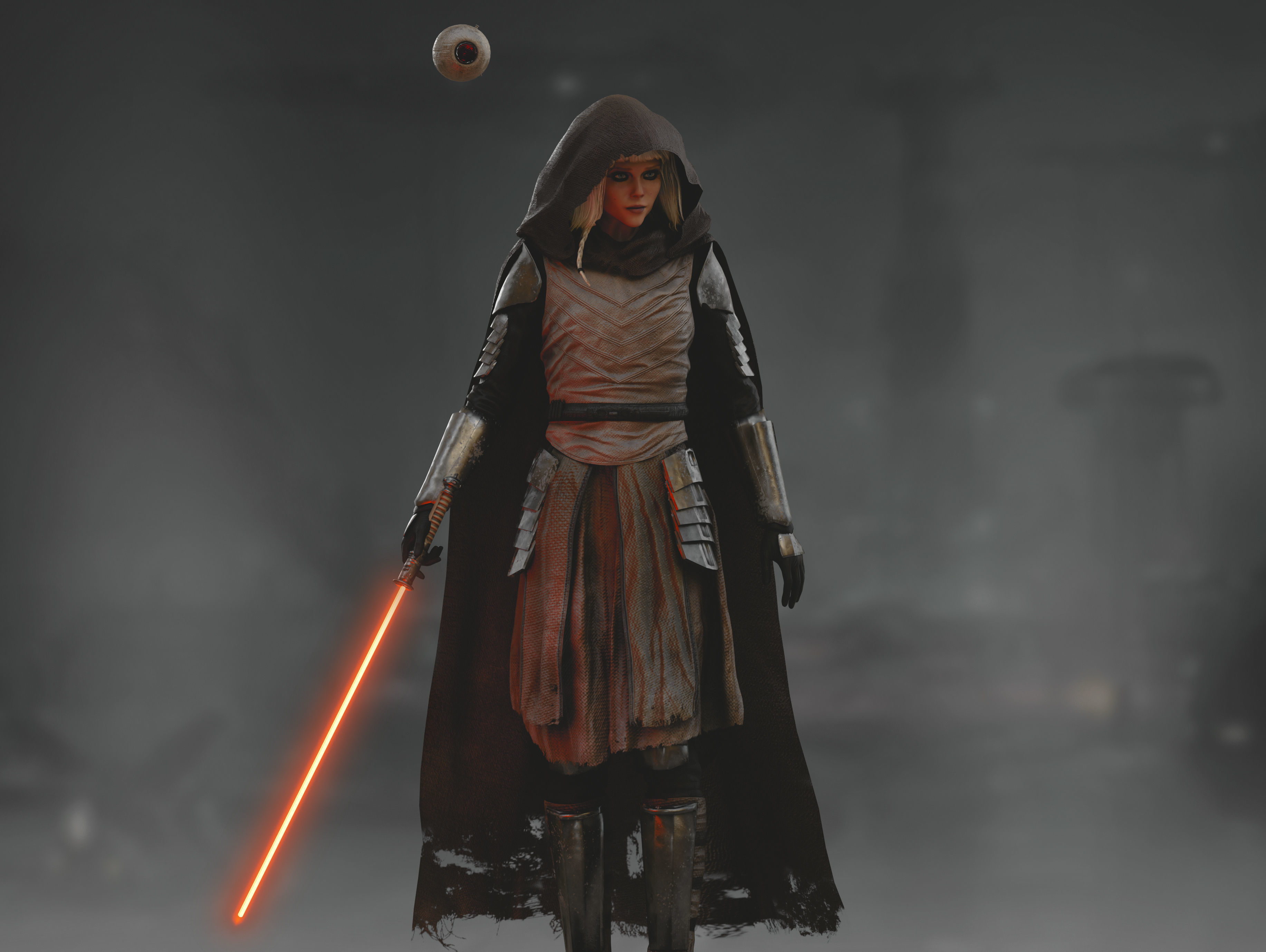 Shin Hati Low-poly 3D model_2