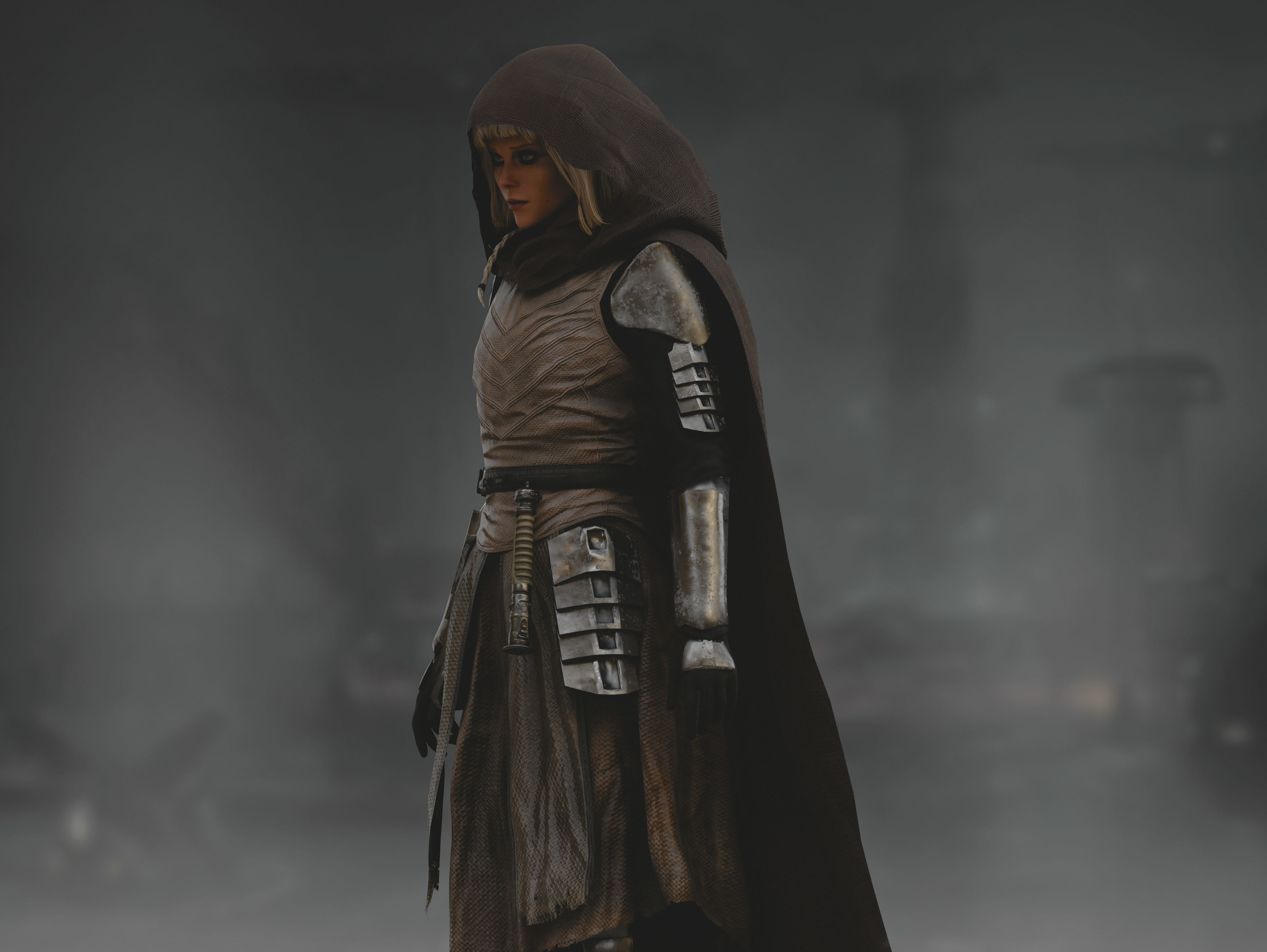 Shin Hati Low-poly 3D model_7