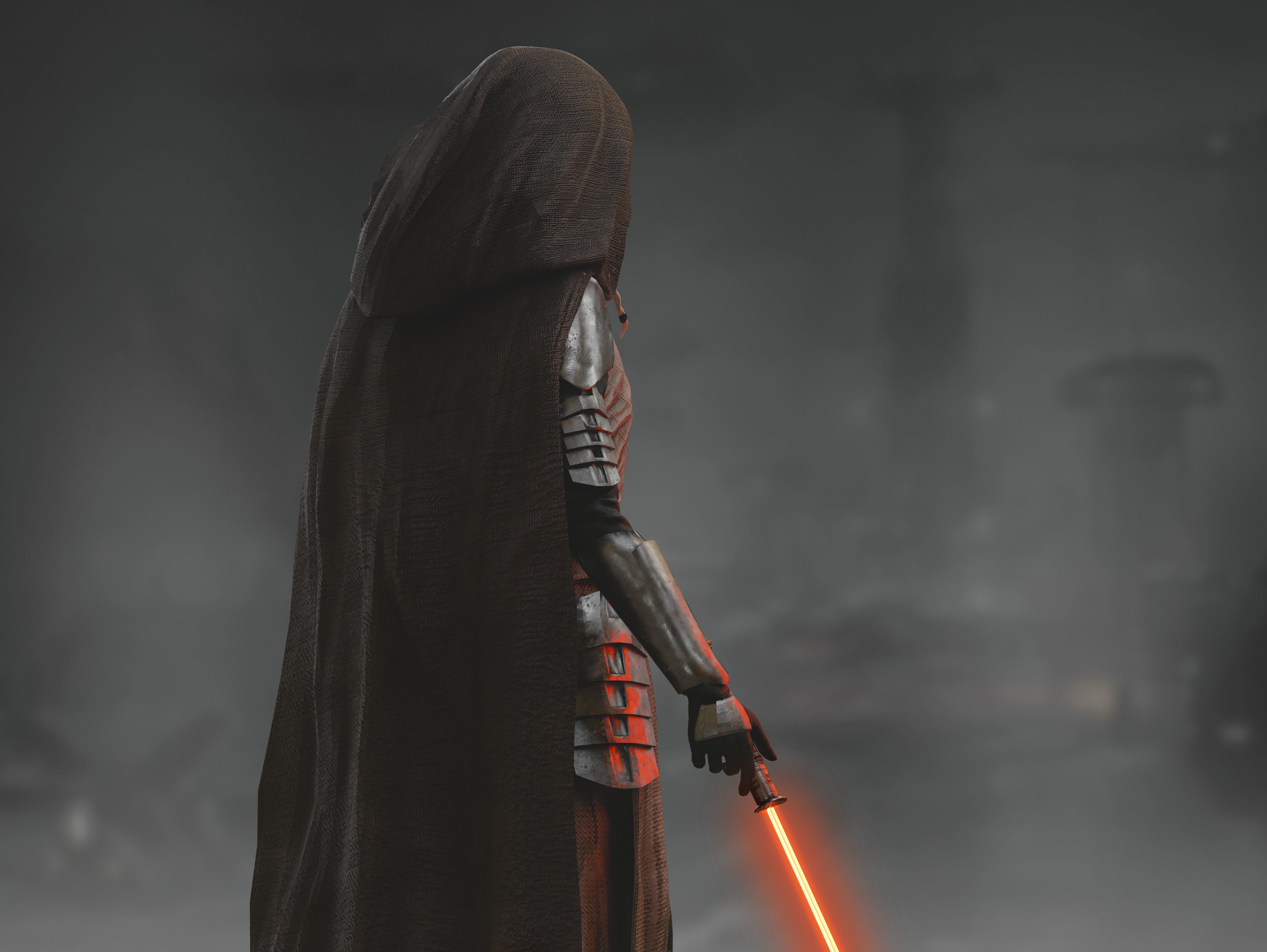 Shin Hati Low-poly 3D model_8