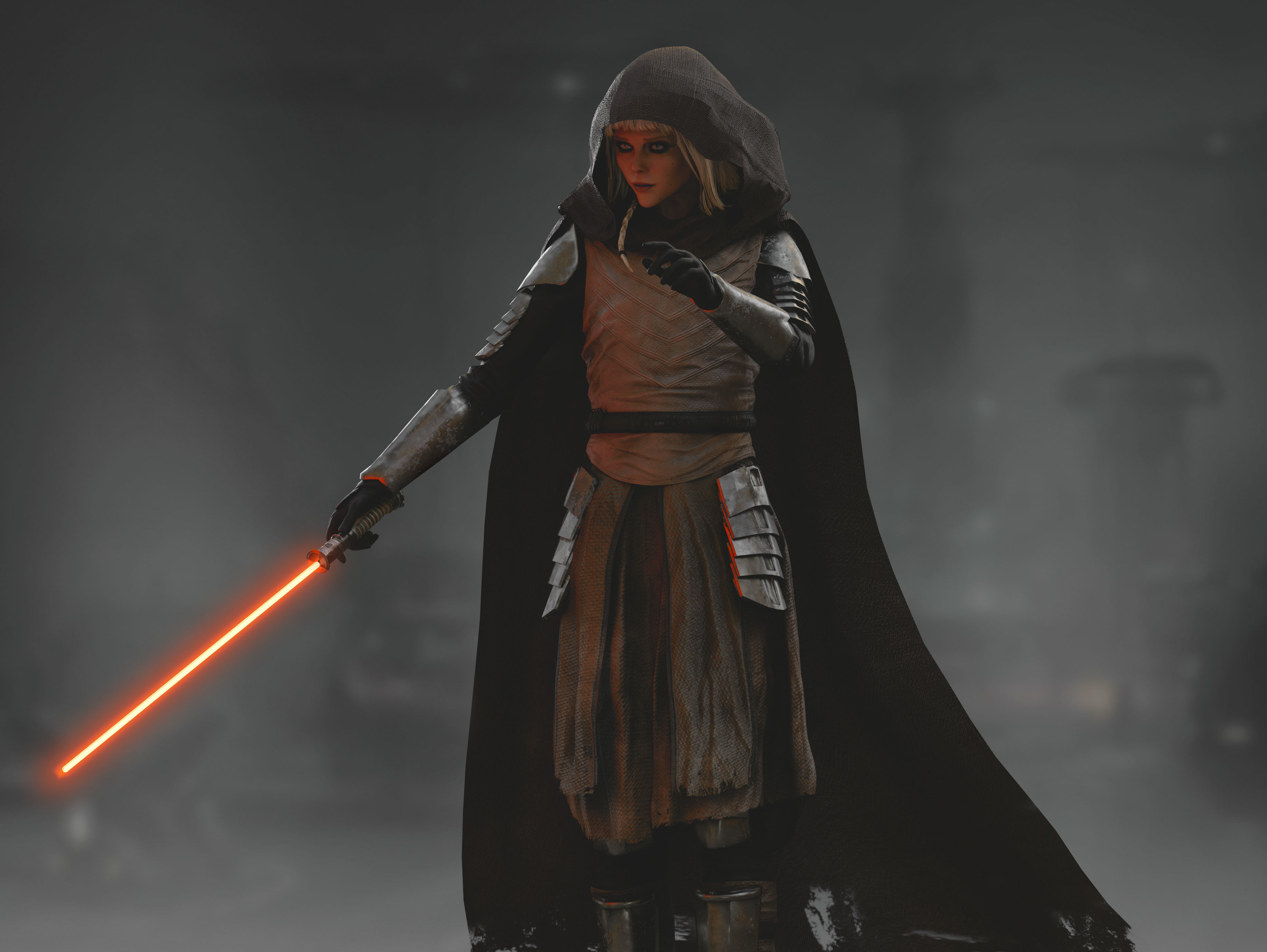 Shin Hati Low-poly 3D model_10