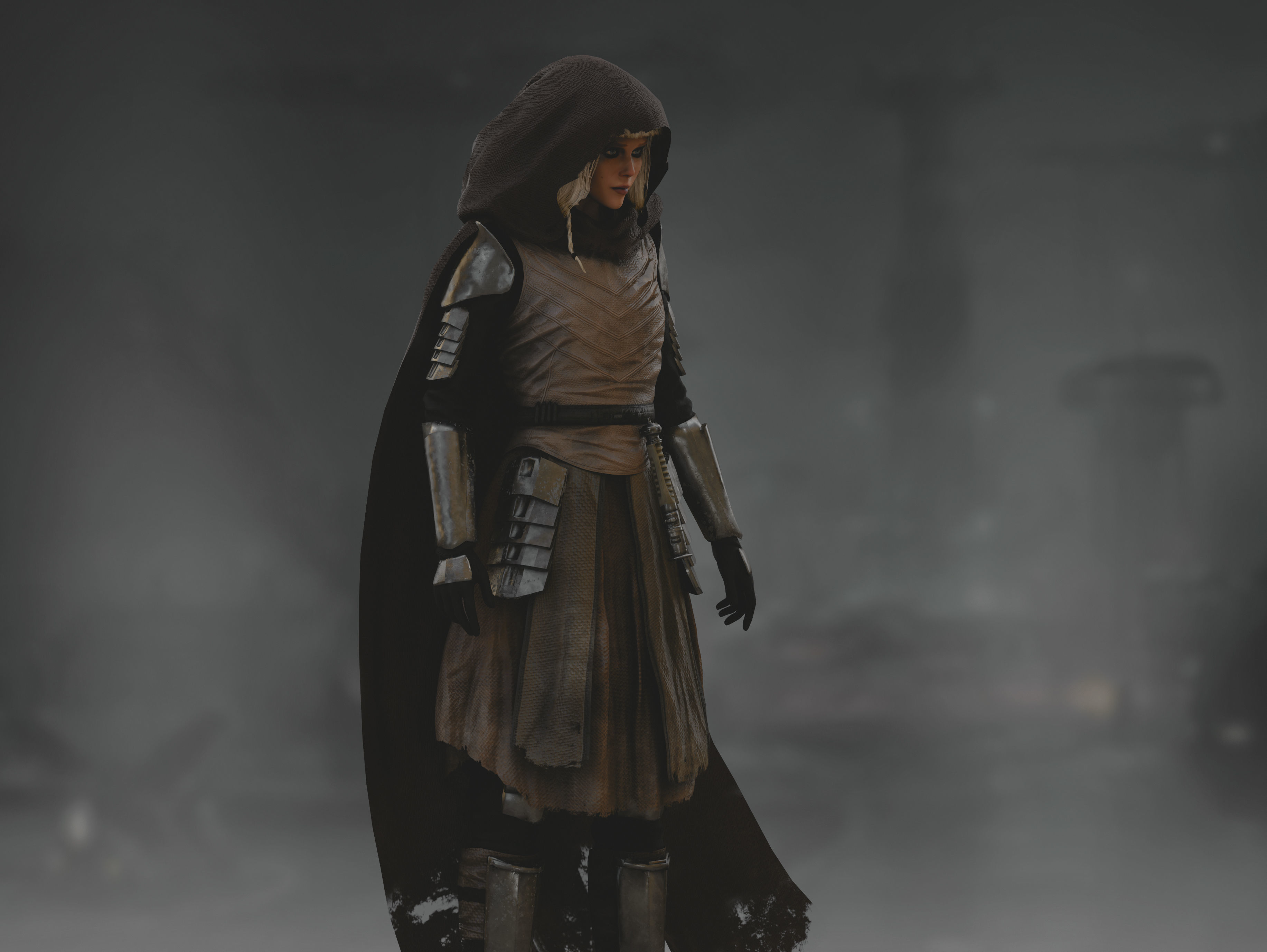 Shin Hati Low-poly 3D model_12