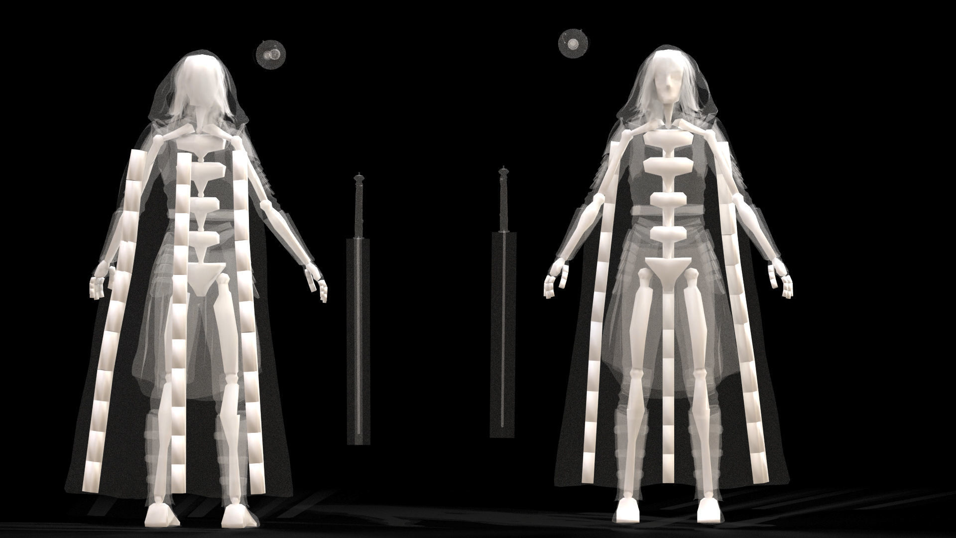 Shin Hati Low-poly 3D model_13