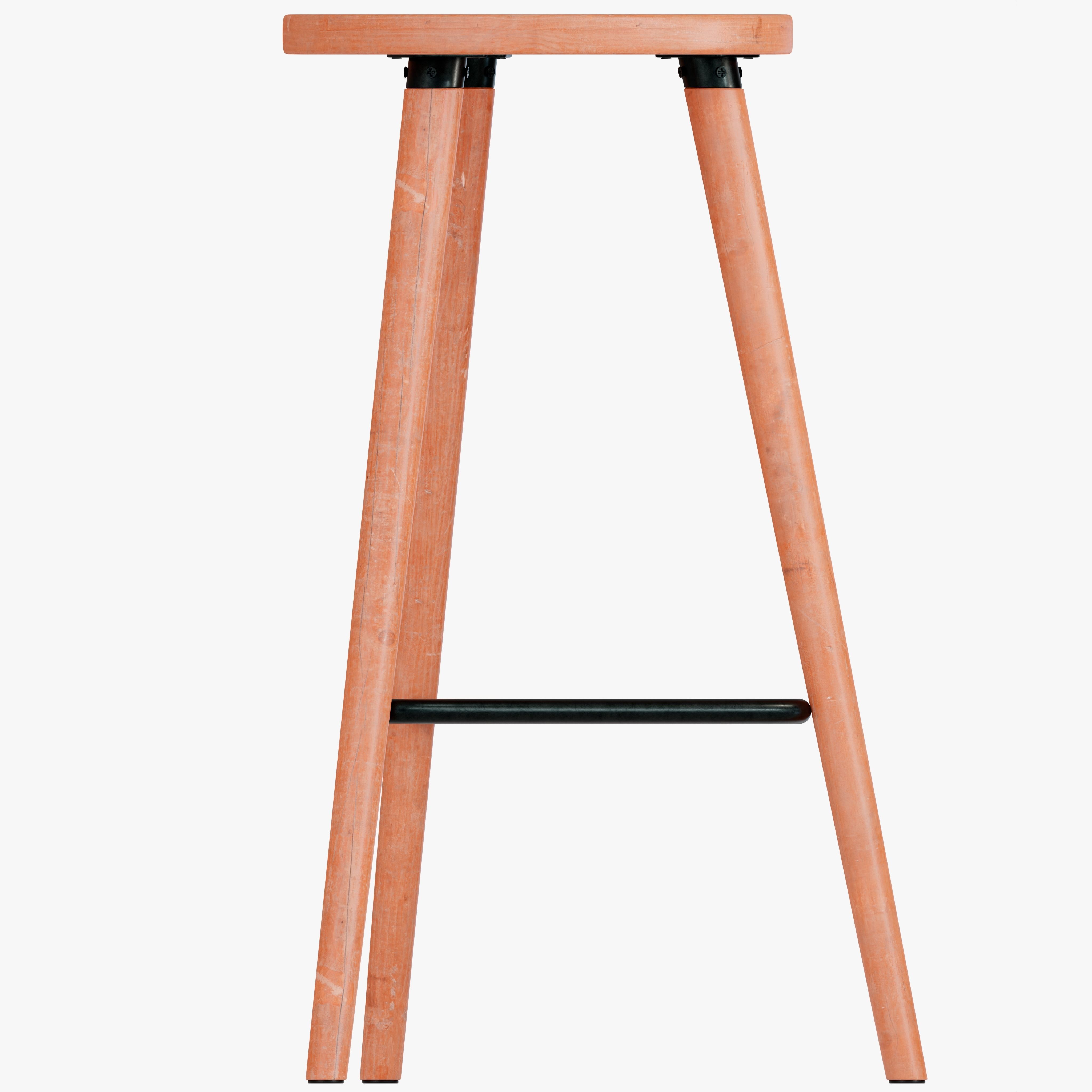 Bar Stool for Kitchen 3D model_11