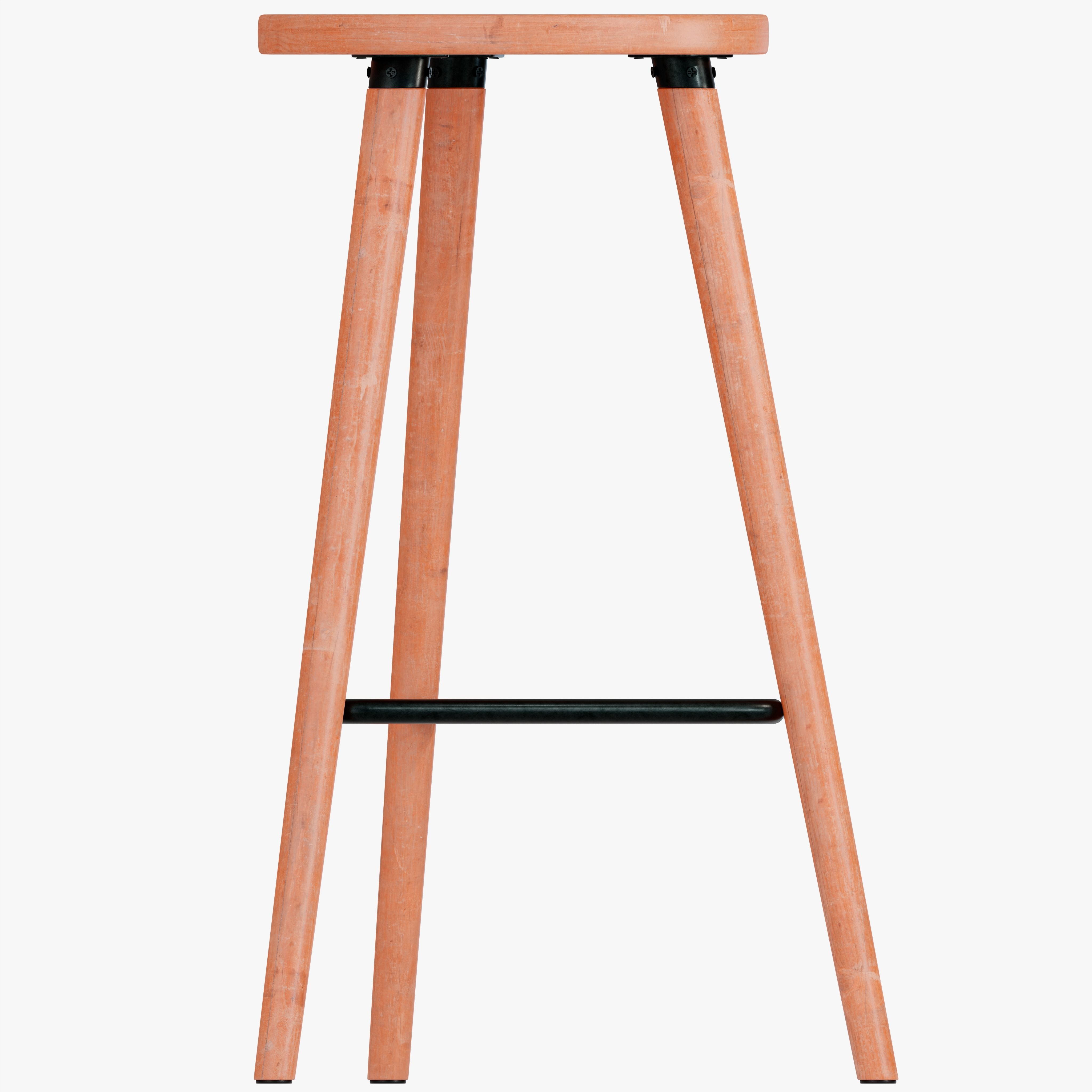 Bar Stool for Kitchen 3D model_16