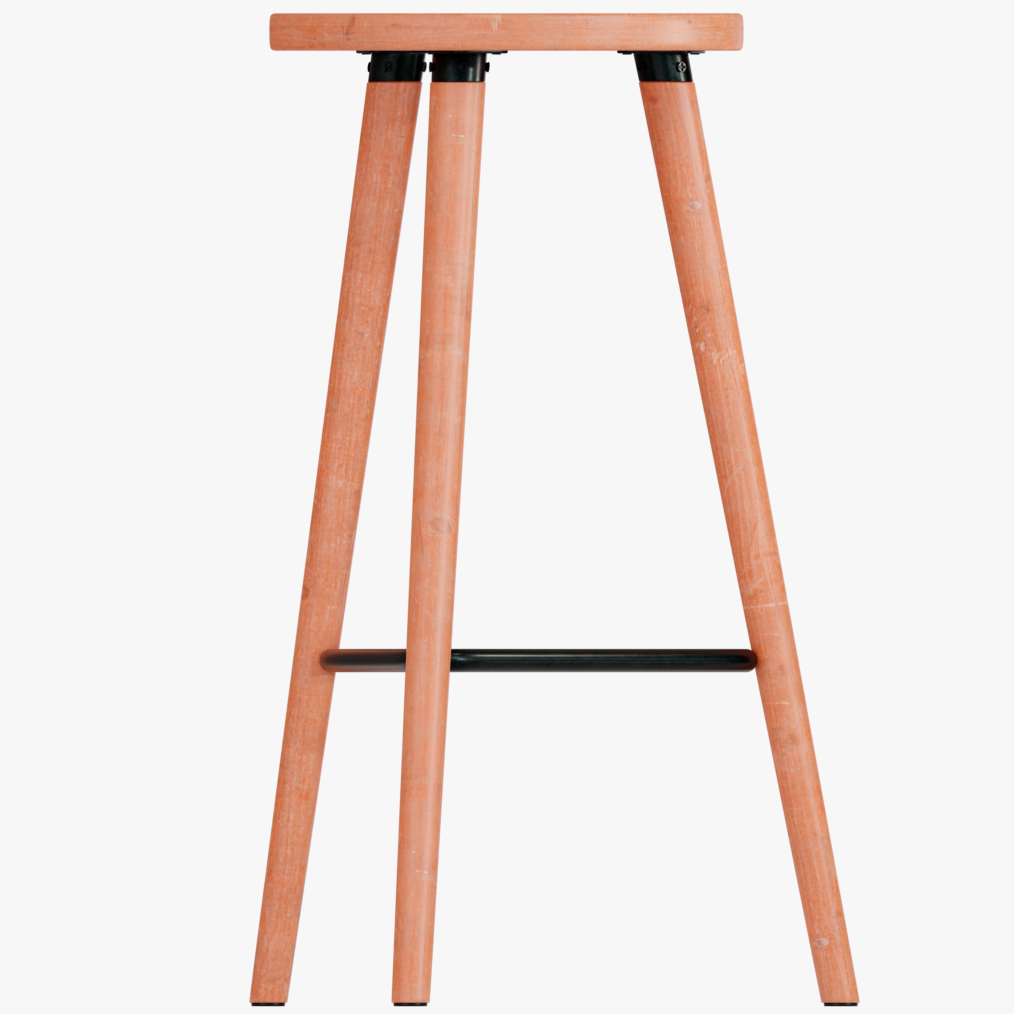 Bar Stool for Kitchen 3D model_6