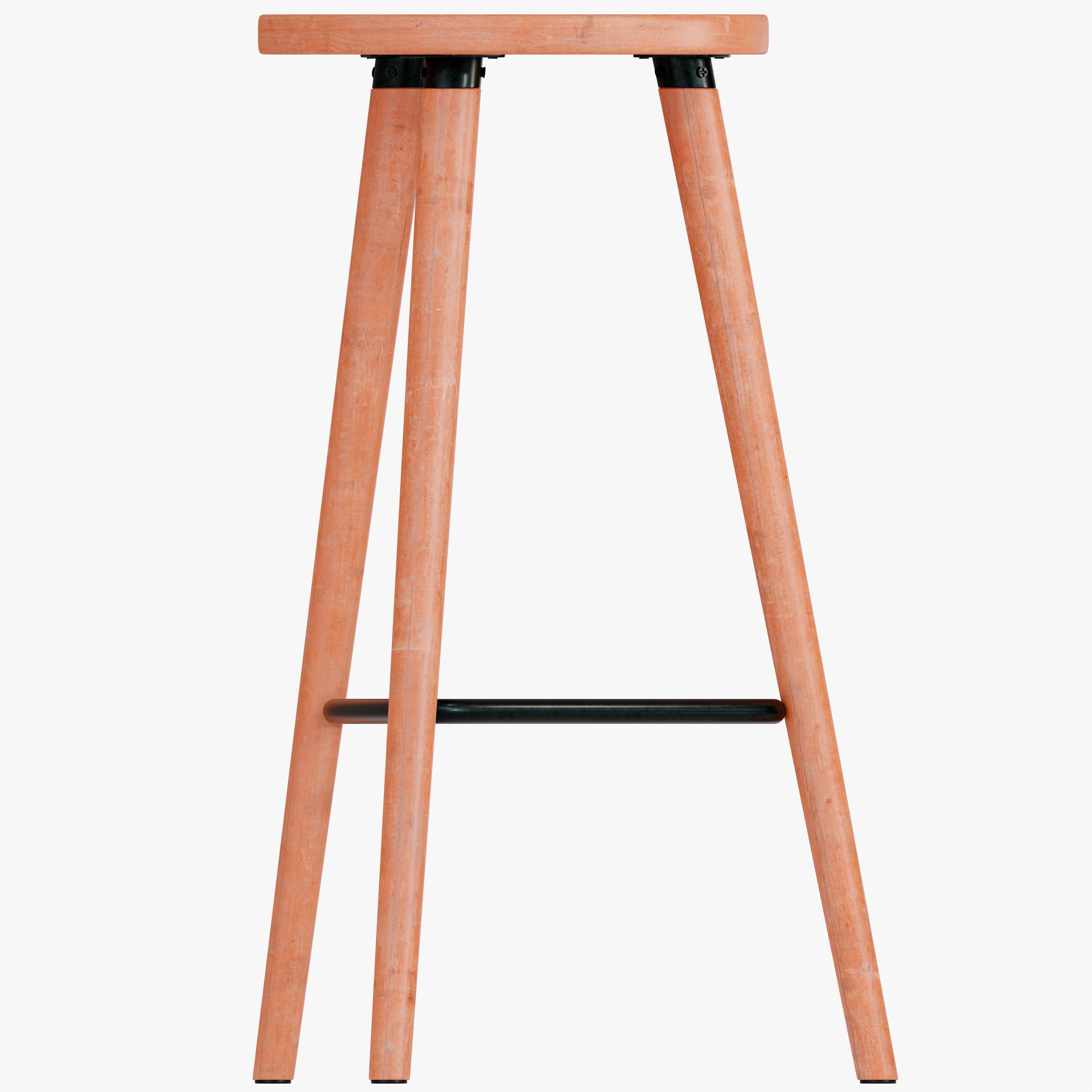 Bar Stool for Kitchen 3D model_17