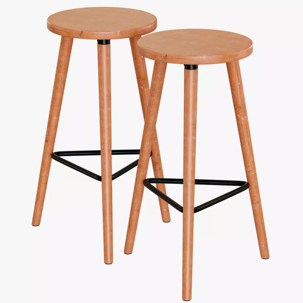 Bar Stool for Kitchen 3D model_0
