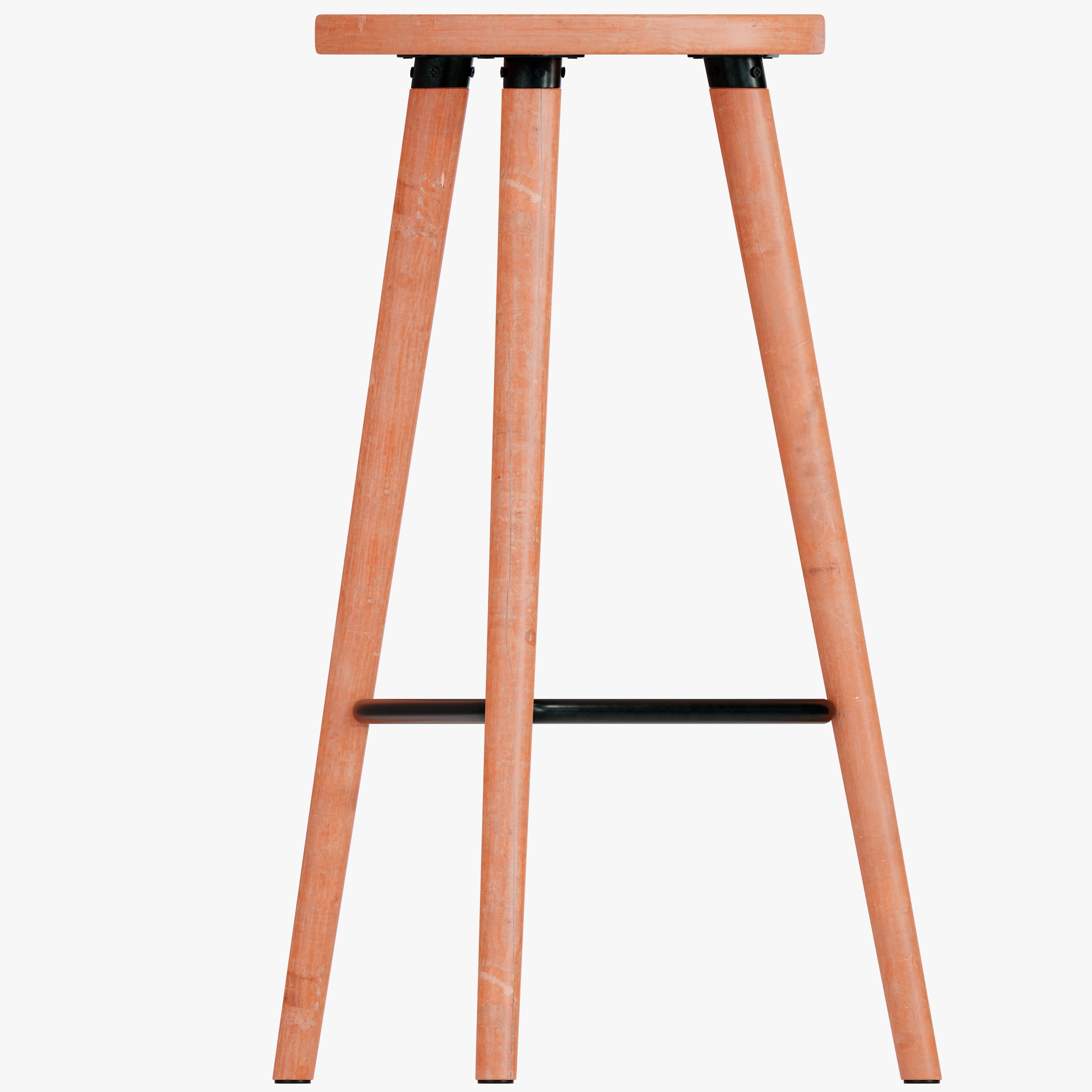 Bar Stool for Kitchen 3D model_12
