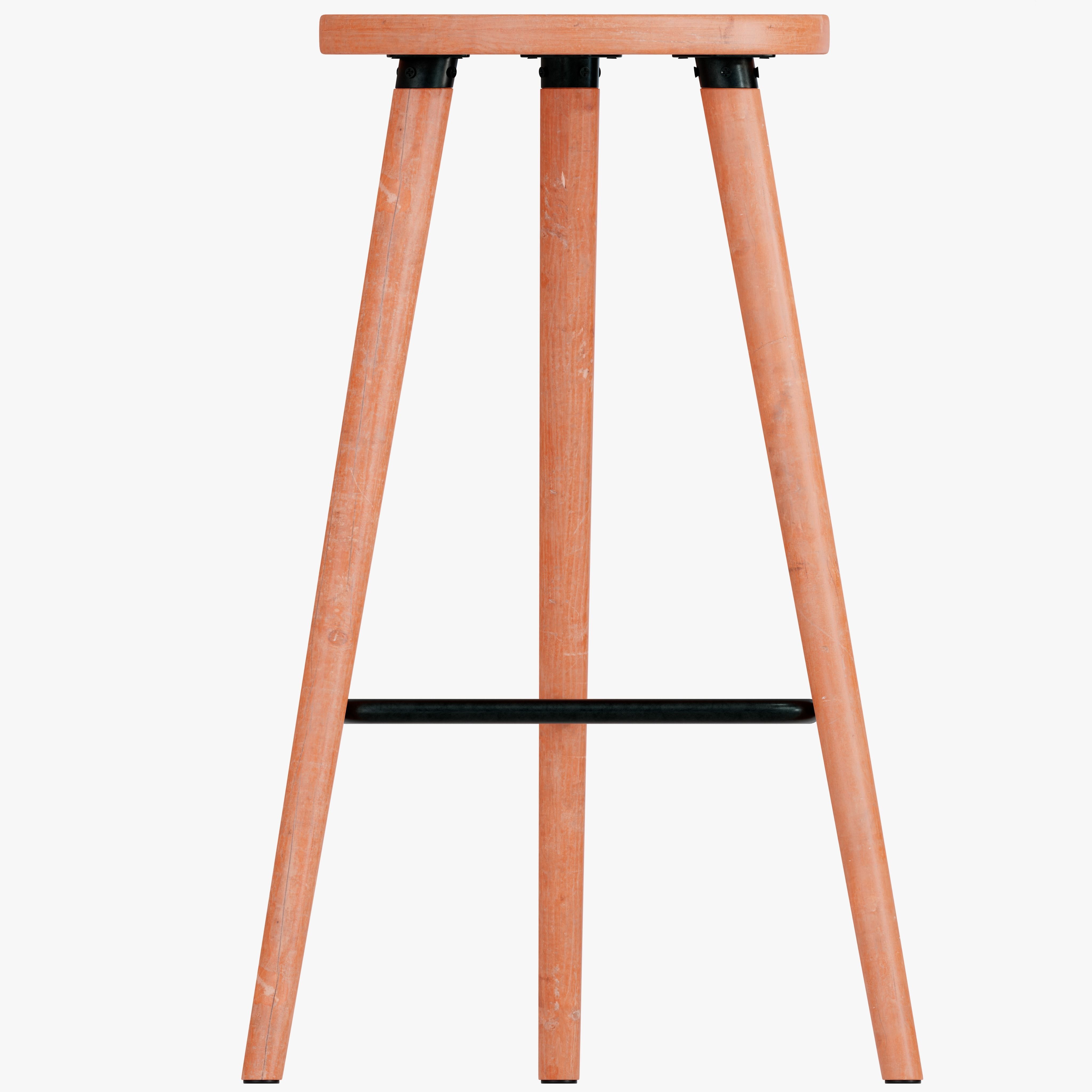 Bar Stool for Kitchen 3D model_10