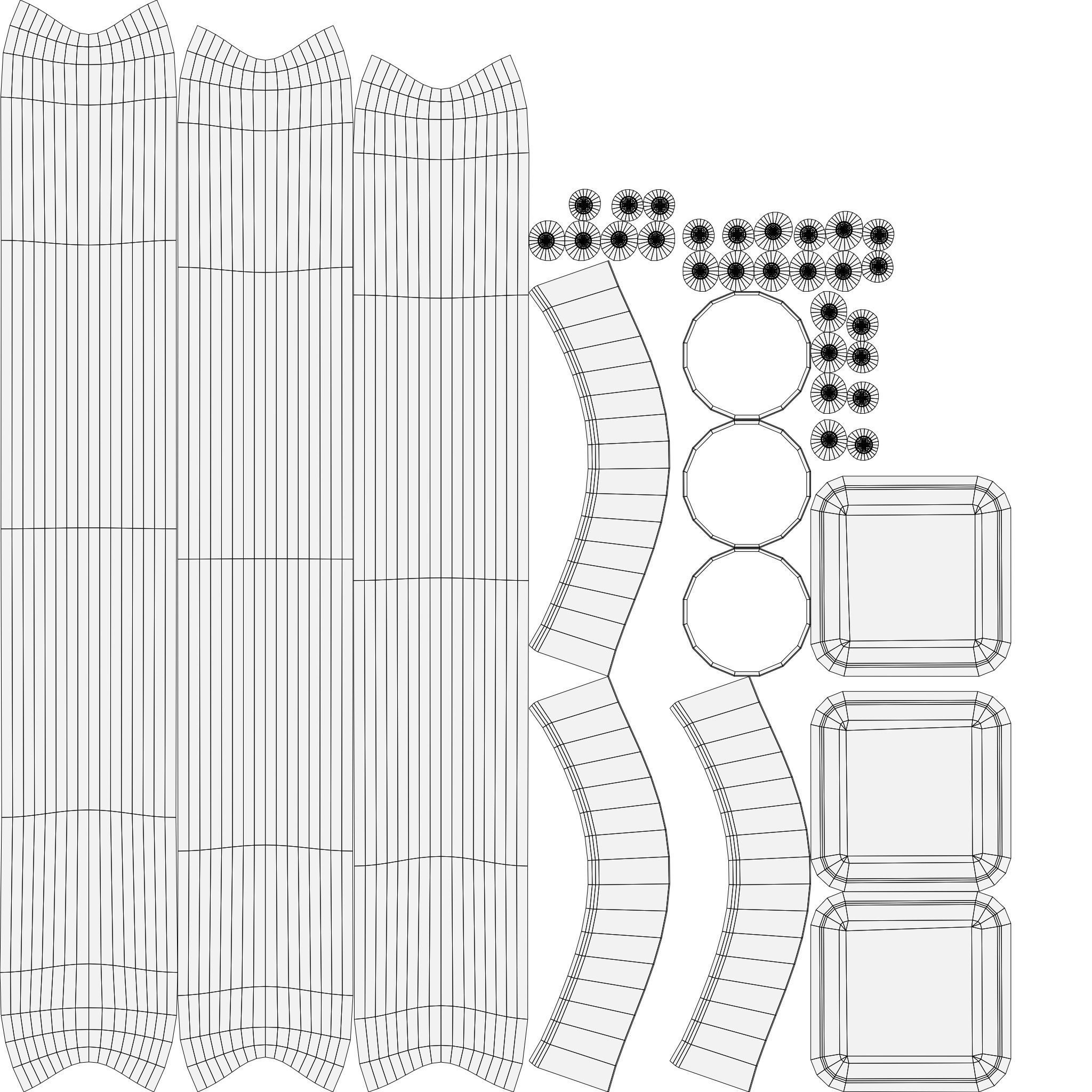 Bar Stool for Kitchen 3D model_36