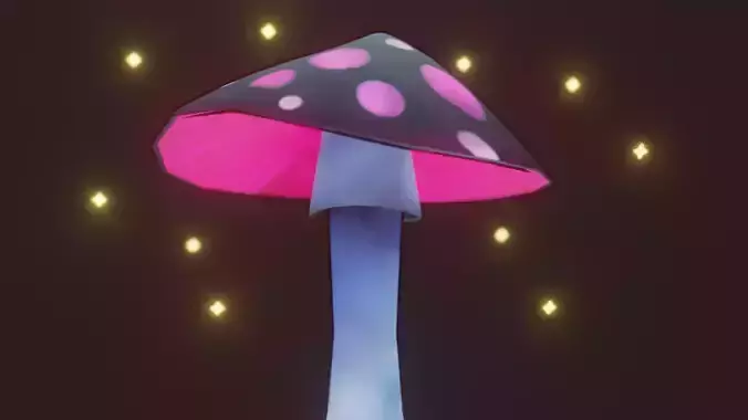 Stylized mushroom 