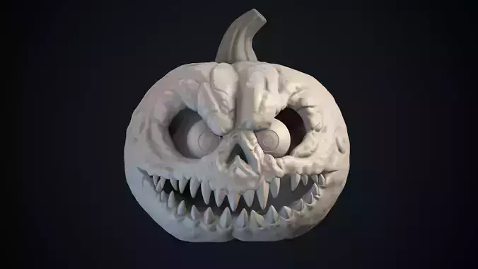 Stylized pumpkin