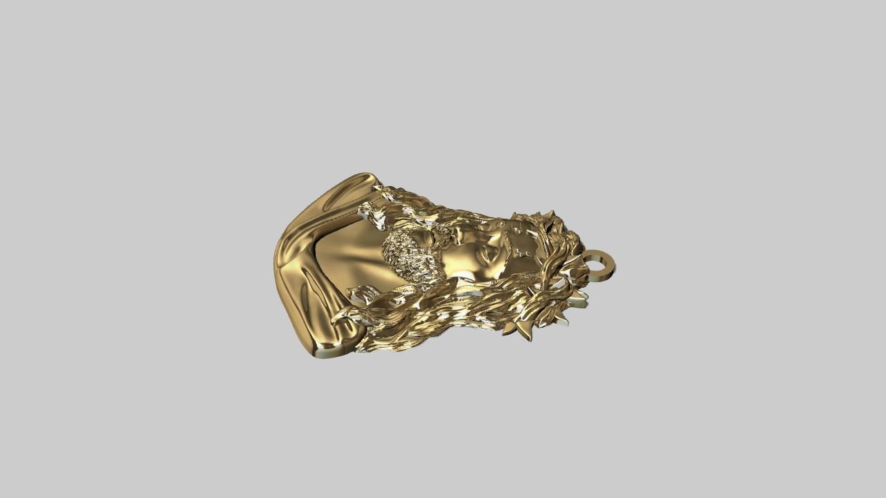 DIJE DE EL ROSTRO DE JESUS CRISTO  3D print model_1