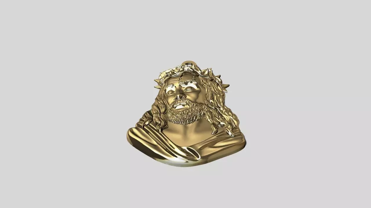 DIJE DE EL ROSTRO DE JESUS CRISTO  3D print model_0