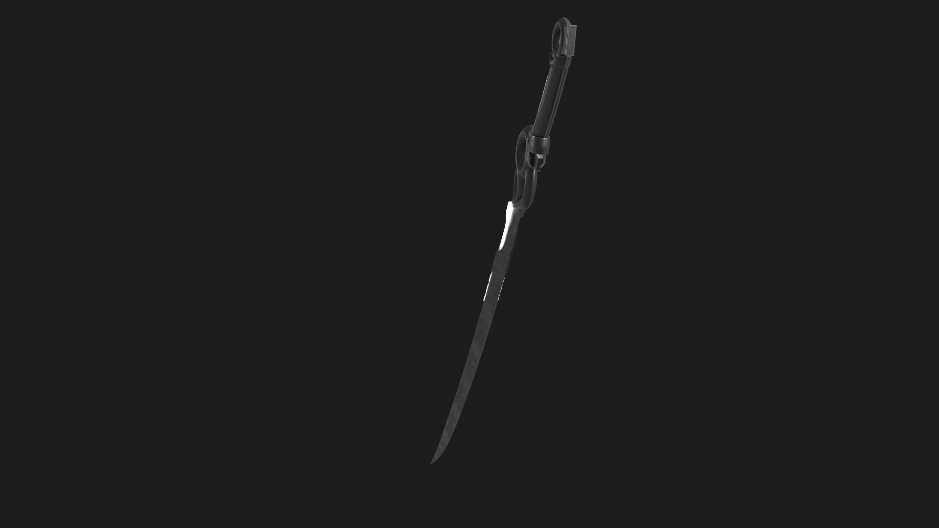 Fantasy Sci-Fi Sword v2 Low-poly 3D model_15