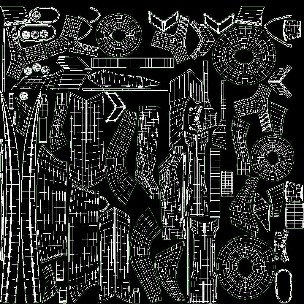 Fantasy Sci-Fi Sword v2 Low-poly 3D model_19