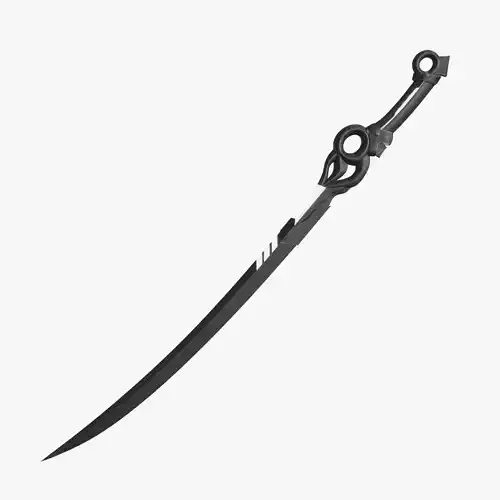 Fantasy Sci-Fi Sword v2 Low-poly 3D model Fantasy Sci-Fi Sword v2 Low-poly 3D model