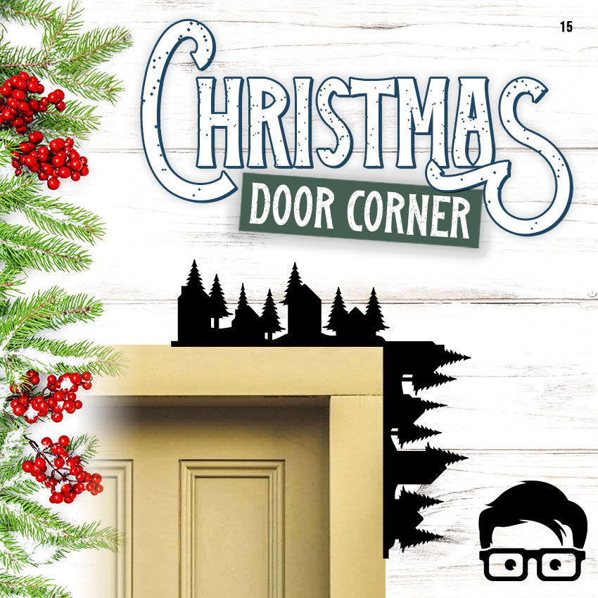 Christmas door corners vol 2 - Multipack of 10 models 3D print model_10