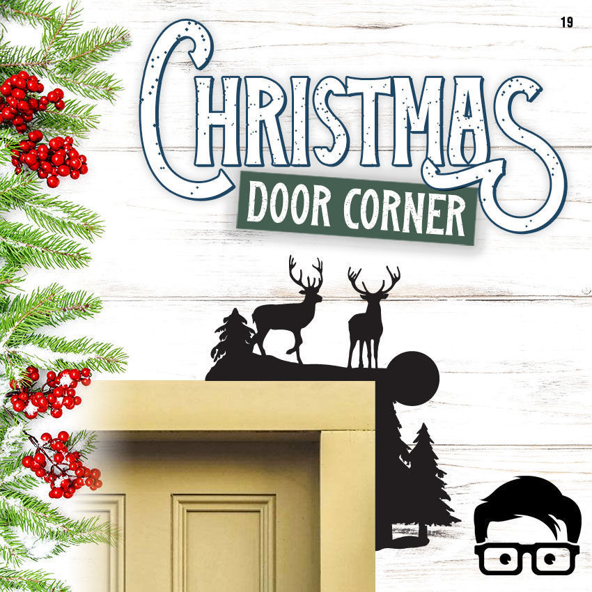 Christmas door corners vol 2 - Multipack of 10 models 3D print model_18
