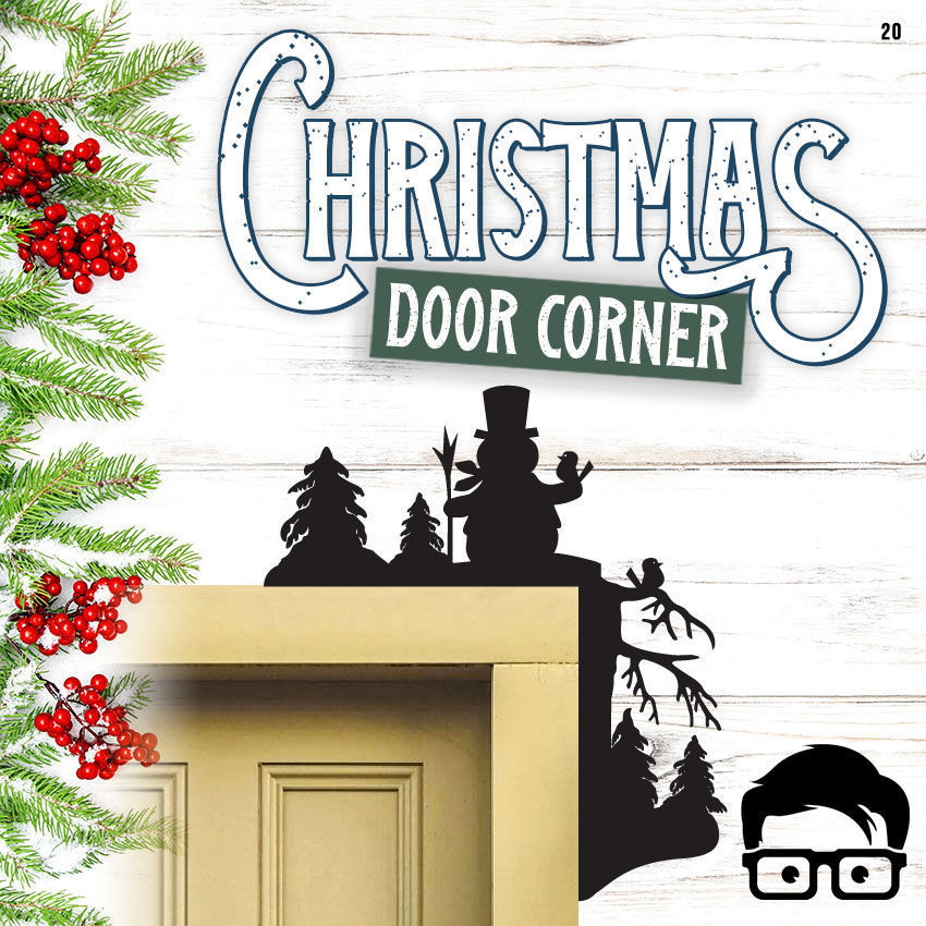 Christmas door corners vol 2 - Multipack of 10 models 3D print model_20