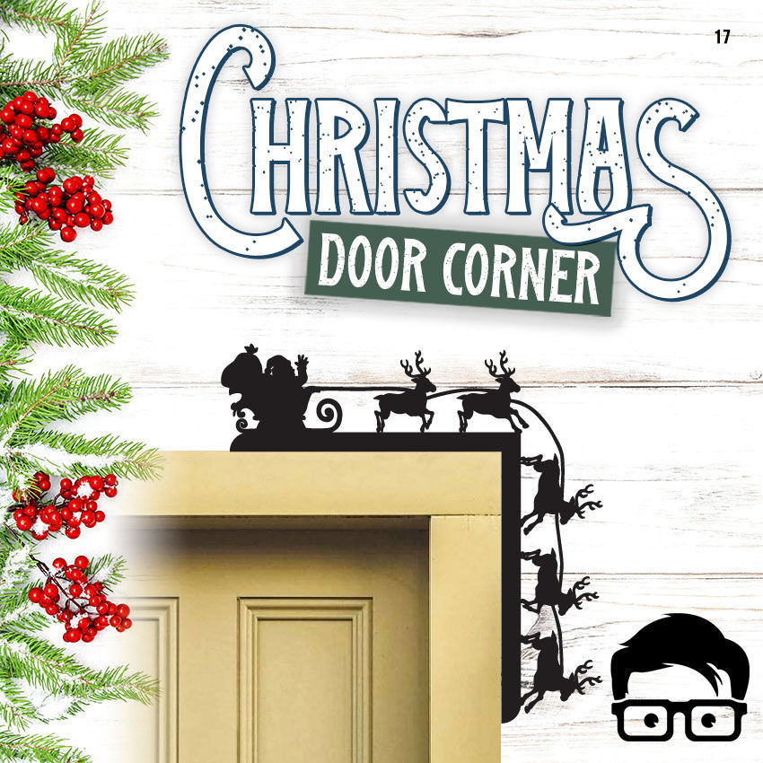 Christmas door corners vol 2 - Multipack of 10 models 3D print model_14