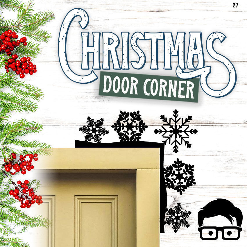 Christmas door corners vol 3 - Multipack of 10 models 3D print model_14