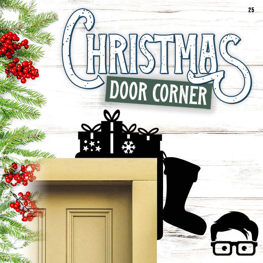 Christmas door corners vol 3 - Multipack of 10 models 3D print model_10