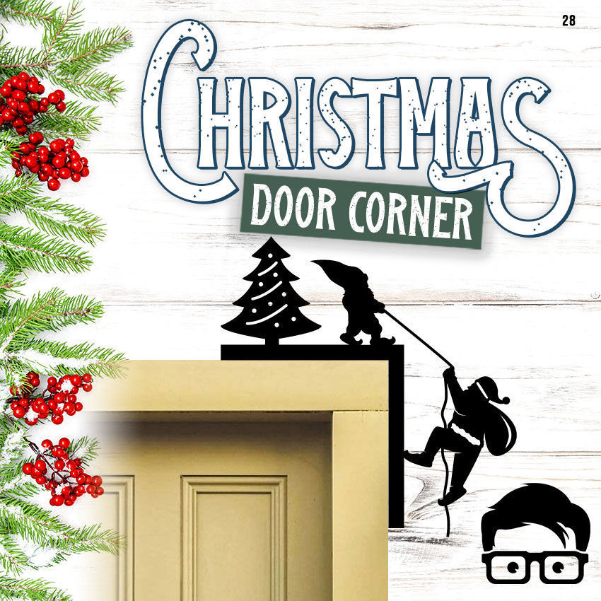 Christmas door corners vol 3 - Multipack of 10 models 3D print model_16