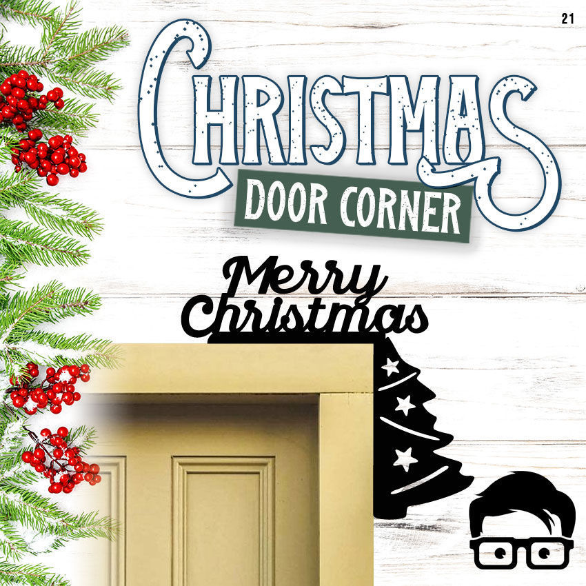 Christmas door corners vol 3 - Multipack of 10 models 3D print model_2