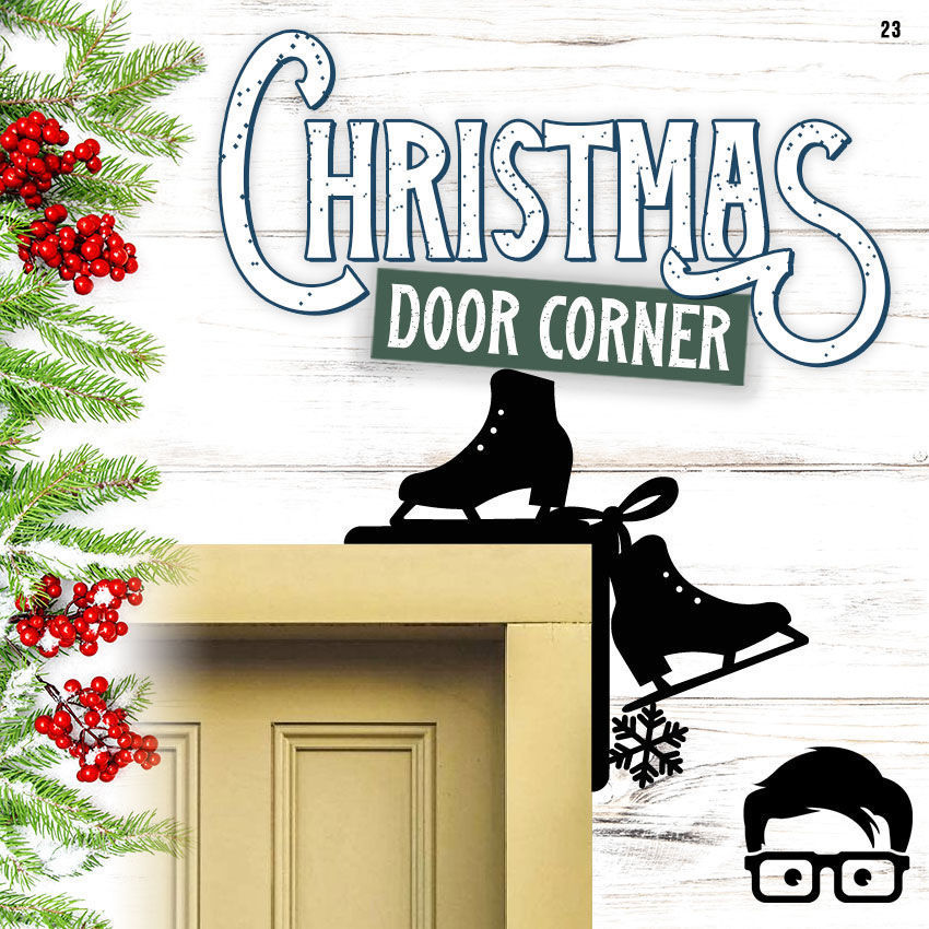 Christmas door corners vol 3 - Multipack of 10 models 3D print model_6