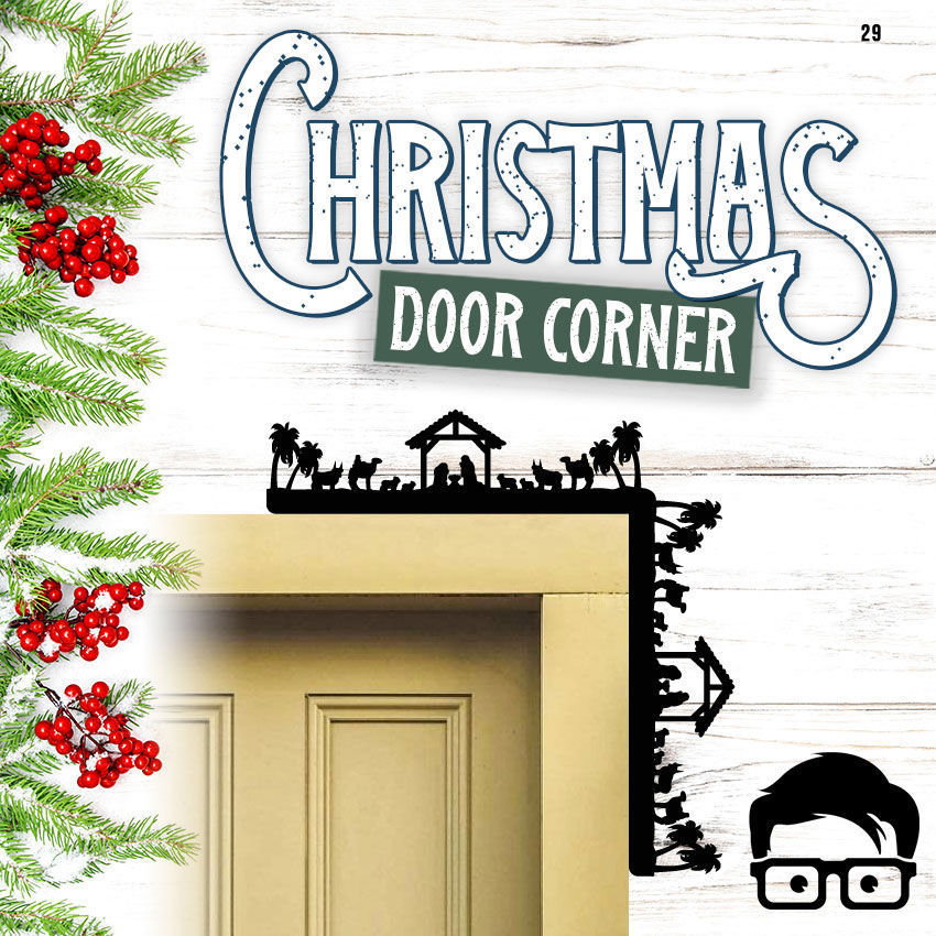 Christmas door corners vol 3 - Multipack of 10 models 3D print model_18