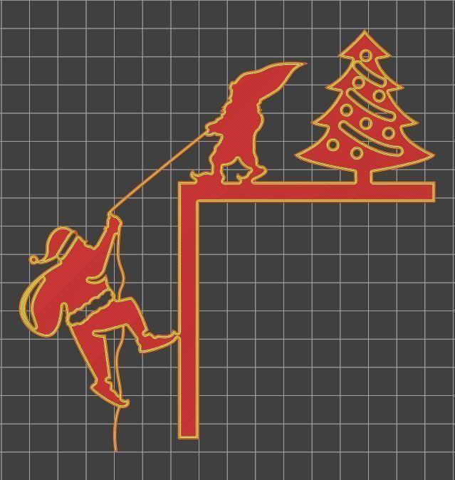 Christmas door corners vol 3 - Multipack of 10 models 3D print model_15