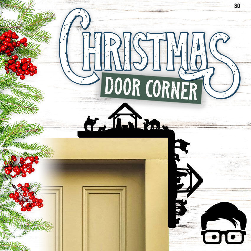 Christmas door corners vol 3 - Multipack of 10 models 3D print model_20