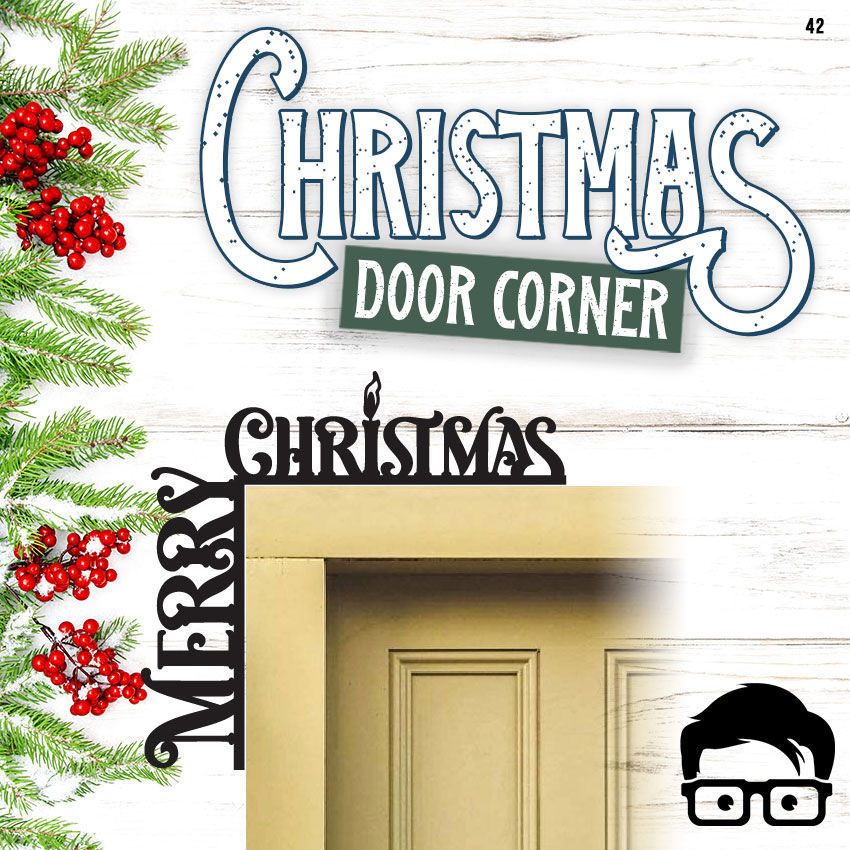 Christmas door corners vol 4 - Multipack of 10 models 3D print model_20