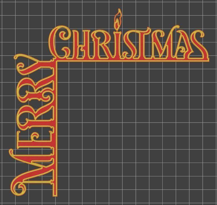 Christmas door corners vol 4 - Multipack of 10 models 3D print model_19