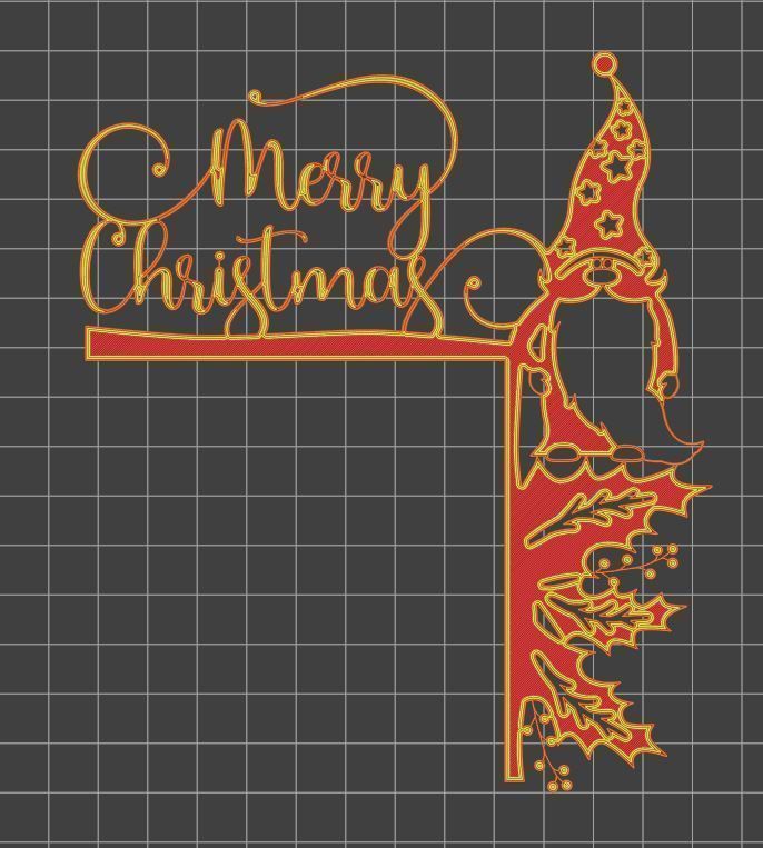 Christmas door corners vol 4 - Multipack of 10 models 3D print model_3