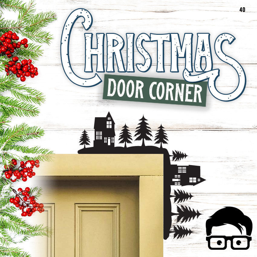 Christmas door corners vol 4 - Multipack of 10 models 3D print model_18