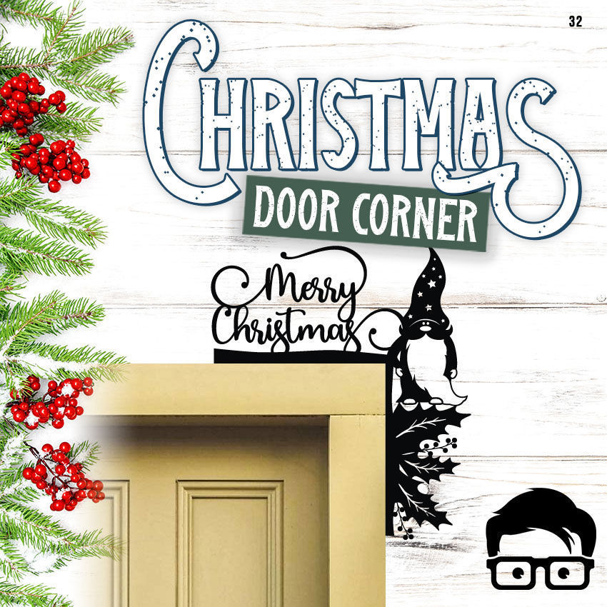 Christmas door corners vol 4 - Multipack of 10 models 3D print model_4