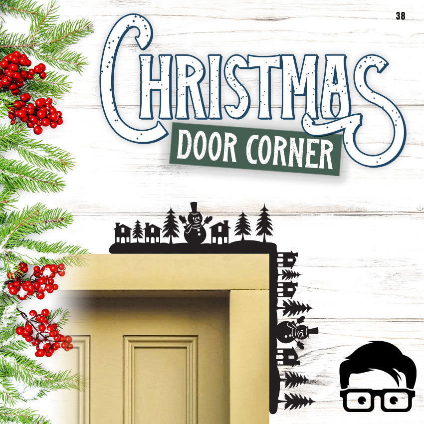 Christmas door corners vol 4 - Multipack of 10 models 3D print model_14